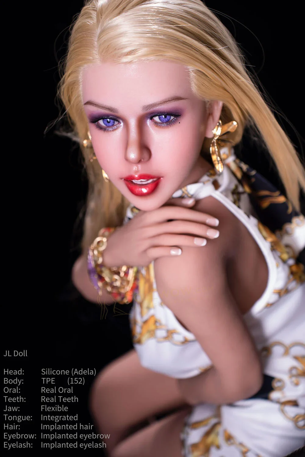 Jarliet Adela 152cm E-Cup Silicone Head — image 12 of 16