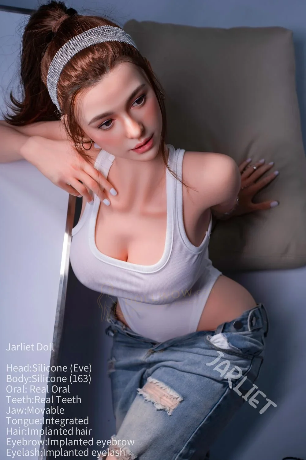 Jarliet Eve 163cm G-Cup Silicone Head — image 9 of 16