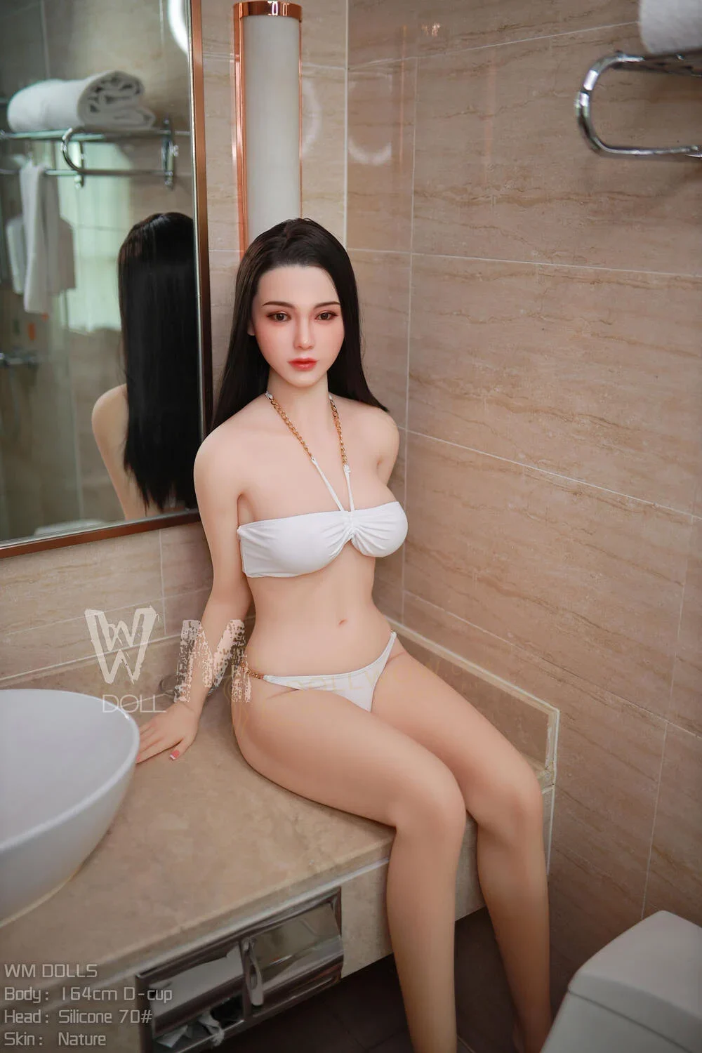 WM Camille Mary 164cm D-Cup Silicone Head — image 6 of 8
